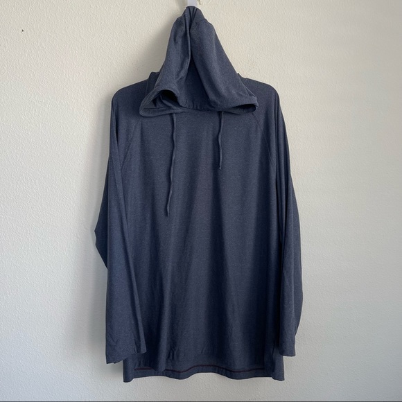 Rhone Stretch Heather Hooded Performance Hoodie